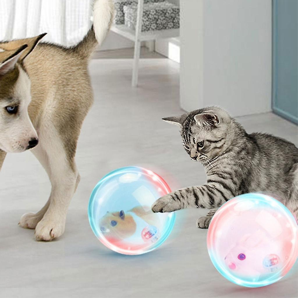 Automatic Moving Ball Cat Toy Interactive Cat Ball Toy Kitten Cat Moving Toy