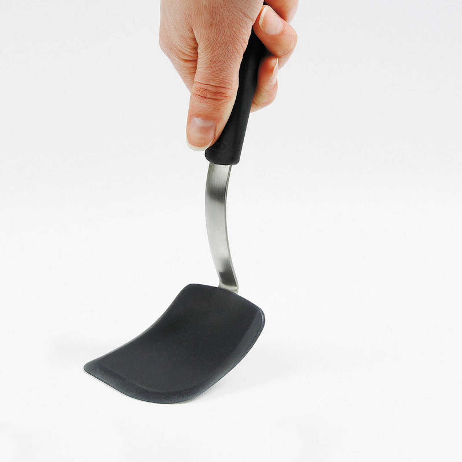 OXO Good Grips Silver/Black Silicone/Stainless Steel Cookie Spatula