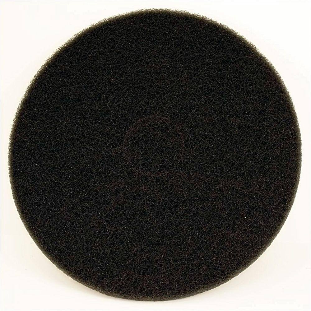 DIABLO 17 in. Non-Woven Black Buffer Pad DCR170BLKM01G