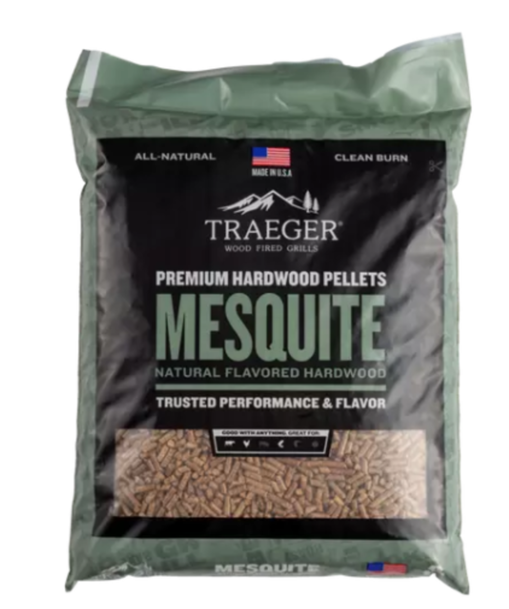 Traeger Mesquite BBQ Wood Pellets 20lb Bag ;