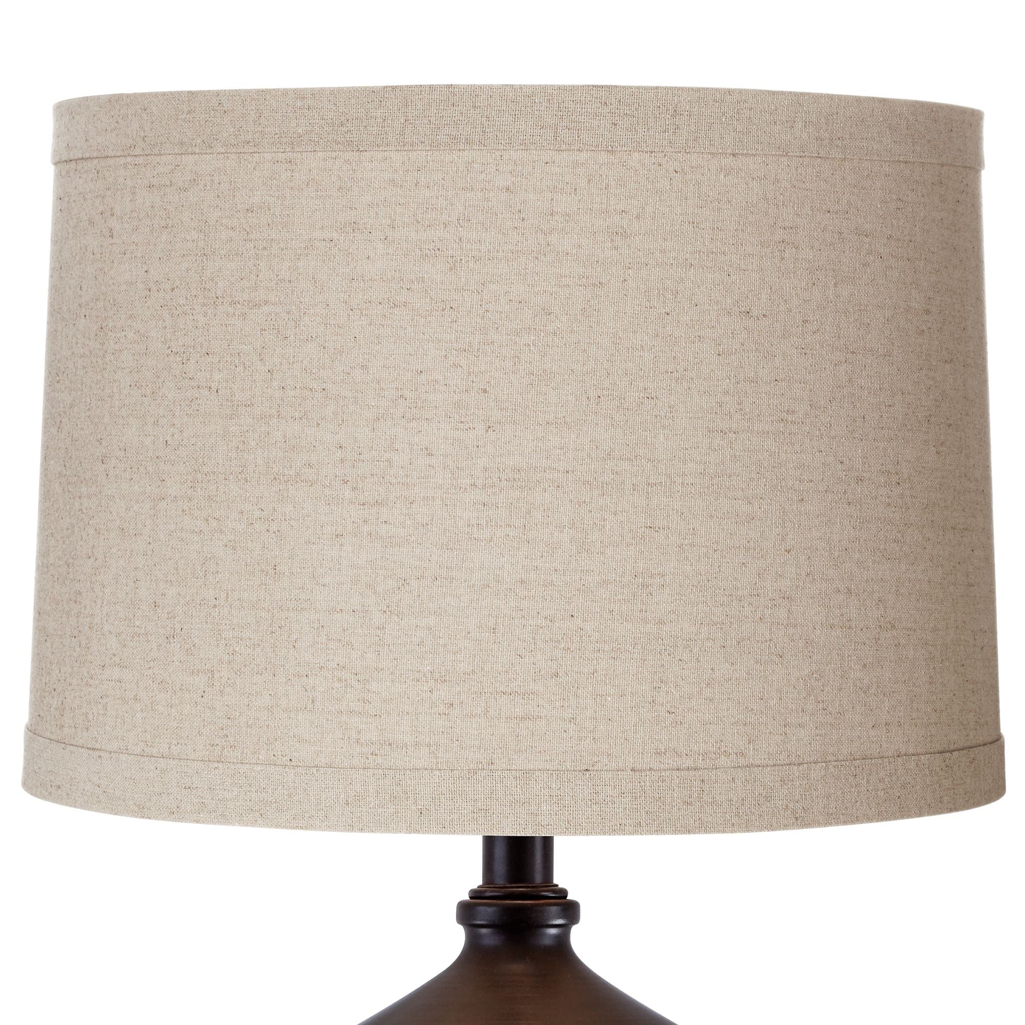 Springcrest Natural Linen Medium Drum Lamp Shade 15