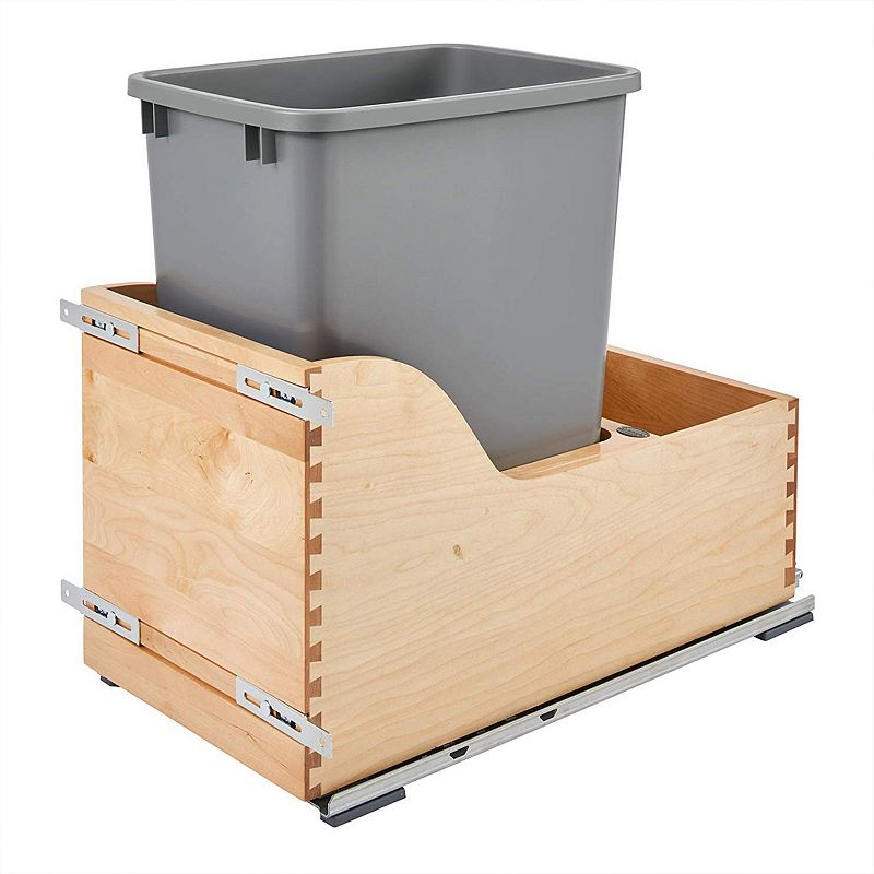 Rev-a-shelf Pull Out Trash Can 35 Qt W/soft-close Blum Slides， 4wcsc-1535dm-1