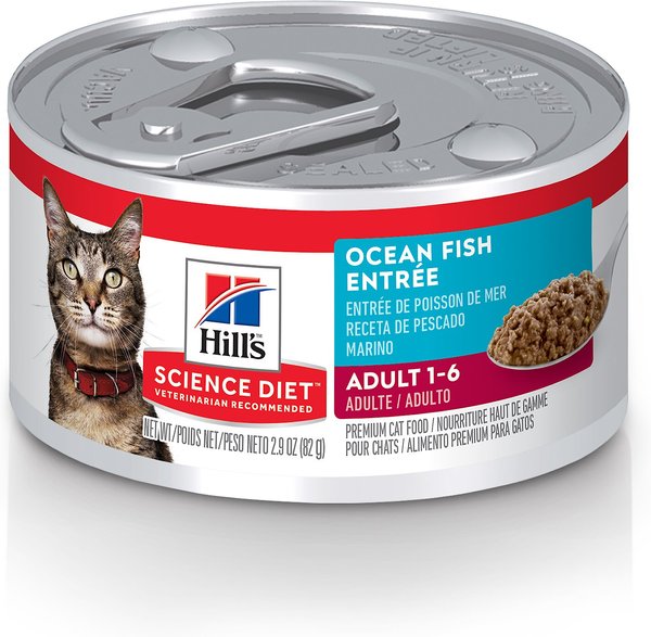 Hill's Science Diet Adult Ocean Fish Entree Canned Cat Food