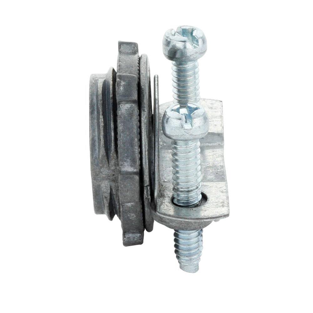 Commercial Electric 38 in. (12 in. Knockout) Non-Metallic Clamp Connector (100-Pack) FNC1Z-38-100