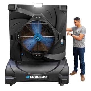 BENDPAK COOLBLAST Series 17820 CFM 10-Speed Portable Evaporative Cooler for 3915 sq. ft. Built-In Floodlight and Speaker 5150153