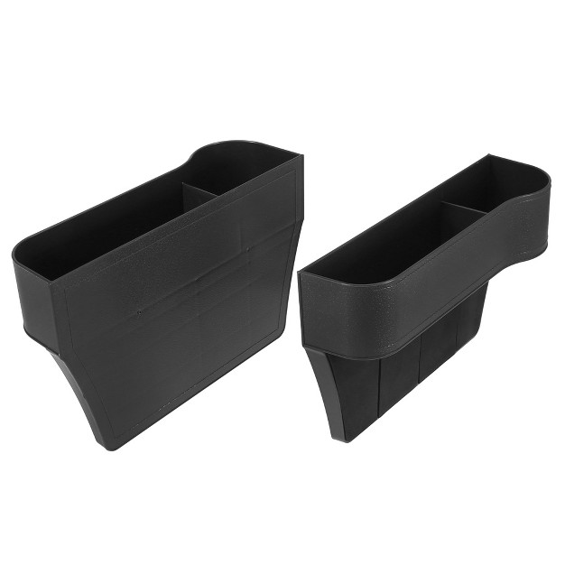 Unique Bargains Multifunctional Car Seat Gap Storage Box 1 Pair