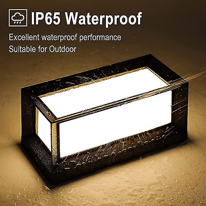 12 W Led Wall Light， Waterproof Ip65 Warm White 3000 K Outdoor Wall Light Modern Outdoor Lamp Wall For Garden Front Bathroom Balcony Hallway Staircase