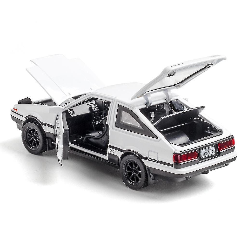 Toyota Ae86 Sports Car Model With Light and Openable Door Musical Simulation Car