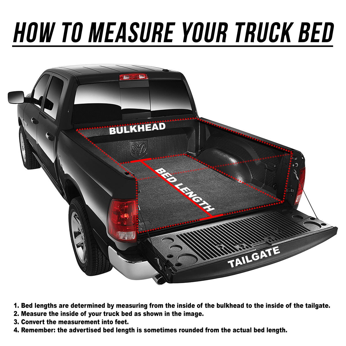 DNA Motoring TTC-RU-016 for 1999 to 2018 Ford F250/F350/F450/F550 Super Duty 6.8 Ft Short Bed Soft Roll-Up Tonneau Cover 00-17