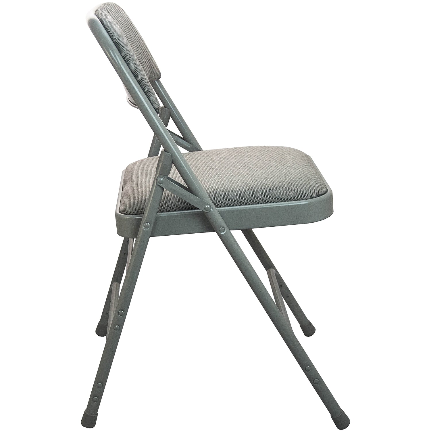 Advantage Gray Padded Folding Chairs 4/Pack (DPI903F-GG-4)