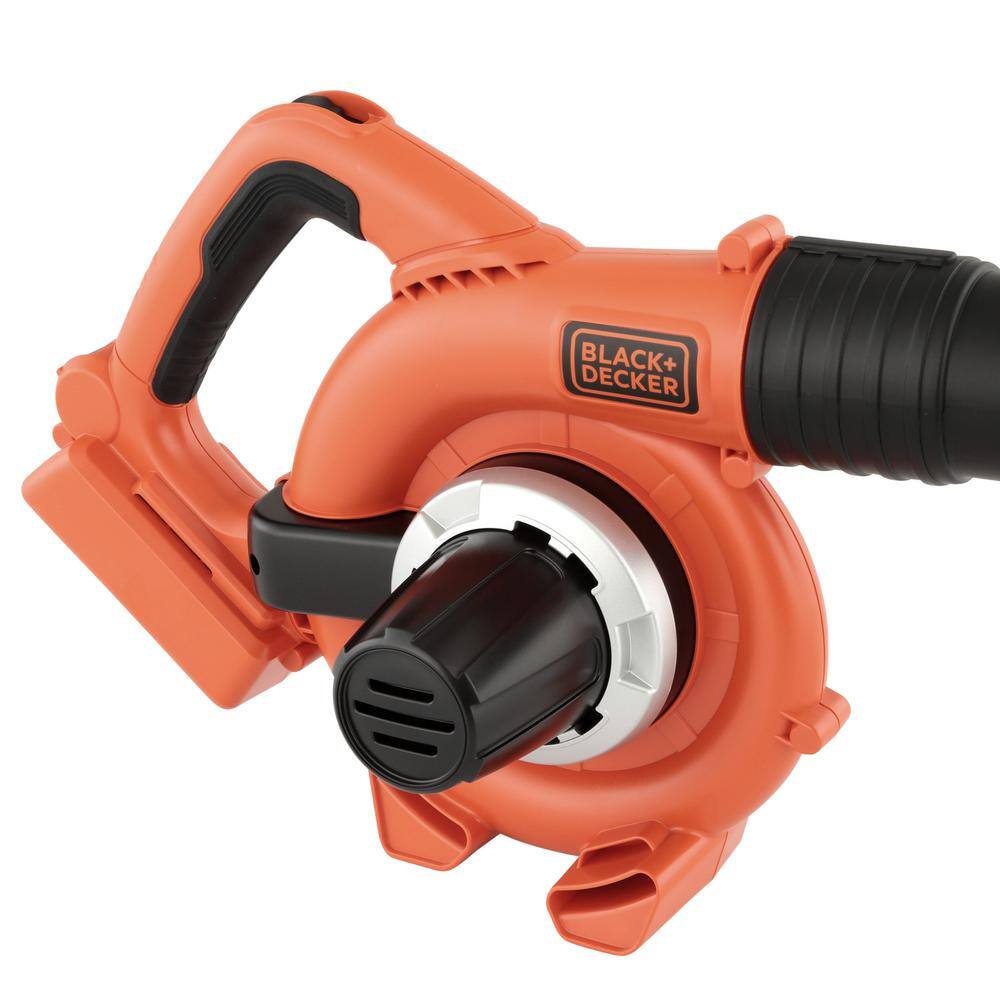 BLACK+DECKER 40V MAX 120 MPH 90 CFM Cordless Battery Powered Handheld Leaf Blower (Tool Only) LSW36B