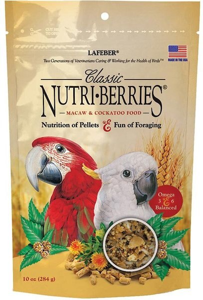 Lafeber Classic Nutri-Berries Macaw and Cockatoo Food