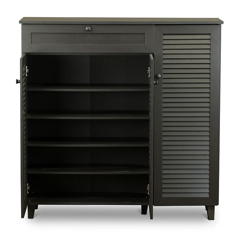 Baxton Studio Pocillo Shoe Storage Cabinet