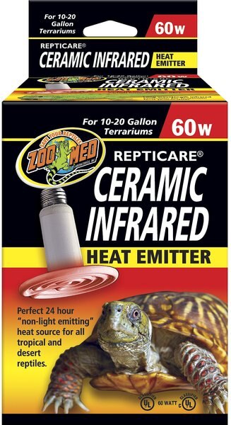 Zoo Med Repticare Ceramic Infared Reptile Terrarium Heat Emitter， 60-watt