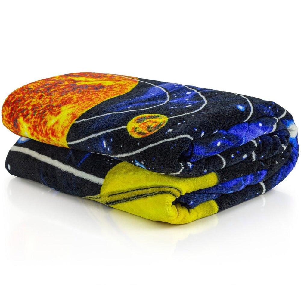 Solar System Super Soft Full/Queen Size Plush Fleece Blanket