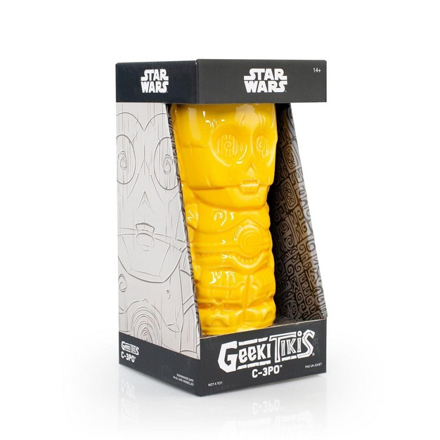 Beeline Creative Geeki Tikis Star Wars C 3po Mug Crafted Ceramic Holds 14 Ounces