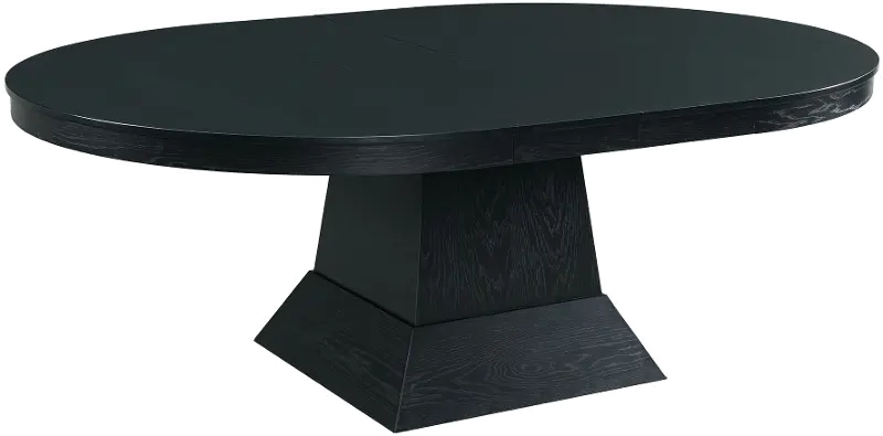 Maddox Contemporary Dark Gray Dining Room Table