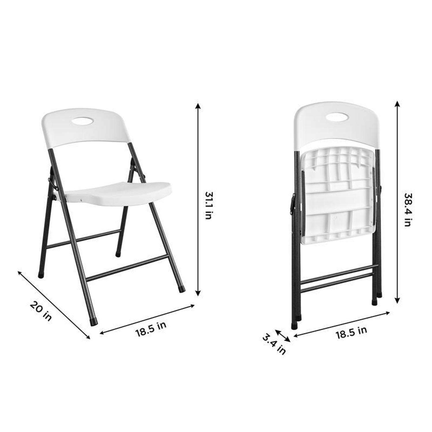 Cosco White Folding Chair