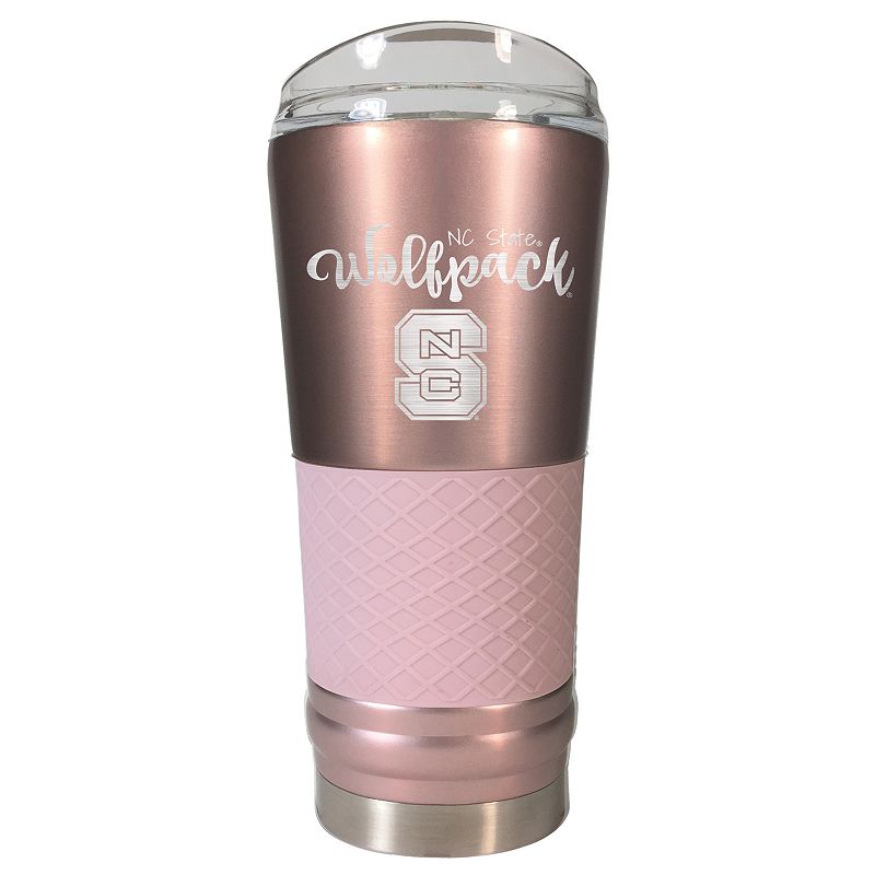 North Carolina State Wolfpack 24-Ounce Draft Rose Gold Tumbler