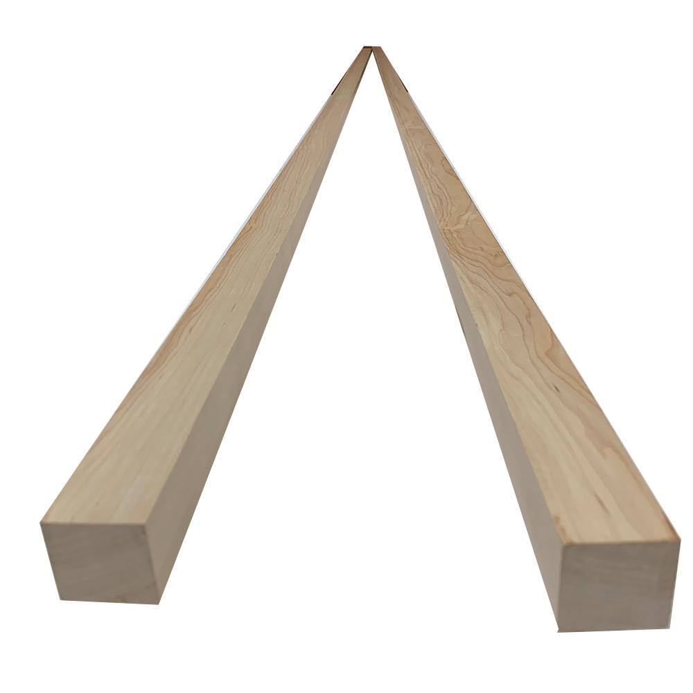 Swaner Hardwood 2 in. x 2 in. x 8 ft. Maple S4S Board (2-Pack) OL08011696ME