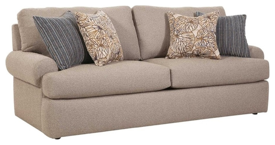 American Furniture Classics 8 010 S260 Nostalgia Beige Sofa   Transitional   Sofas   by Homesquare  Houzz