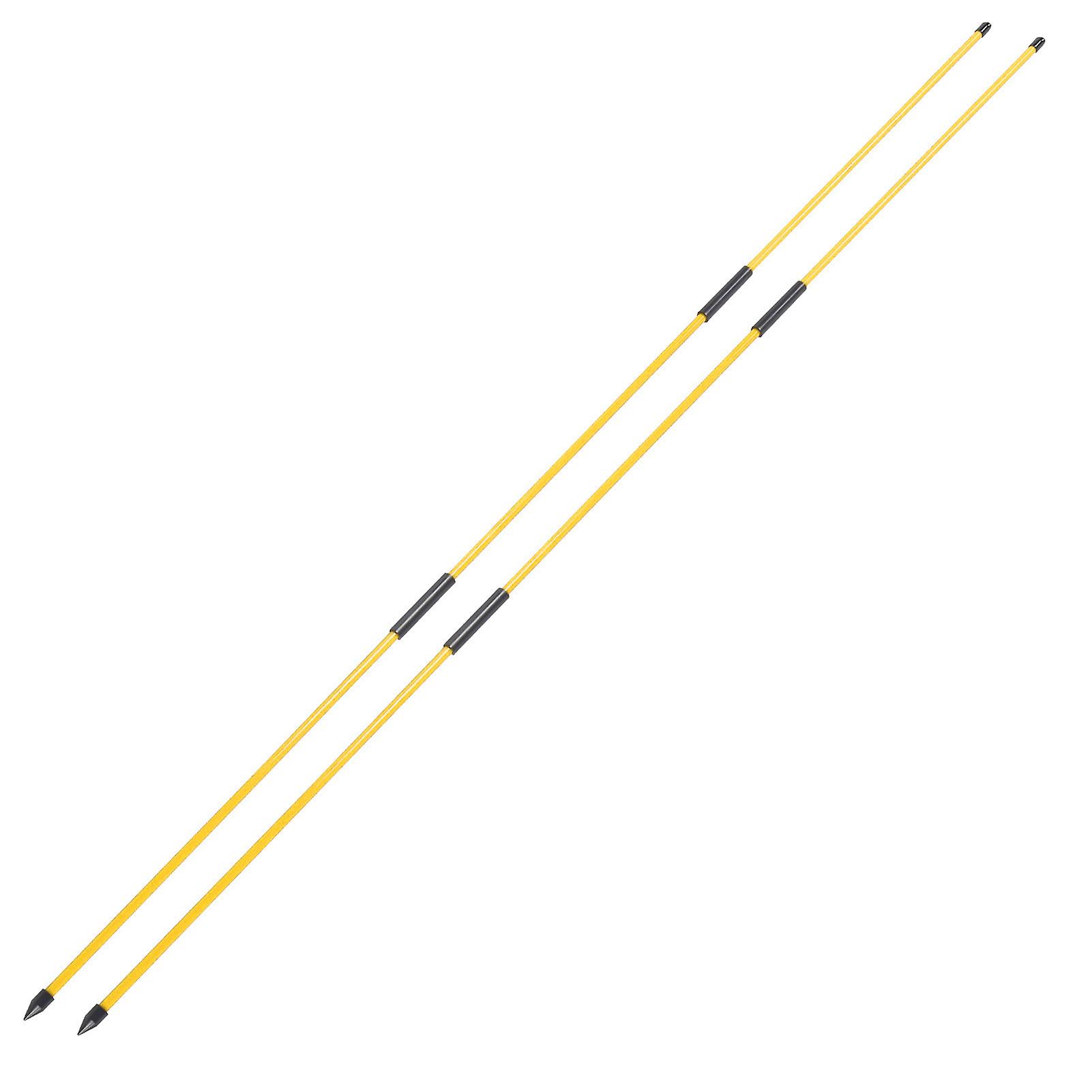 3 Fold Golf Indicator Stick Direction Indicator Auxiliary Trainer Golf Equipment Accessoriesyellow