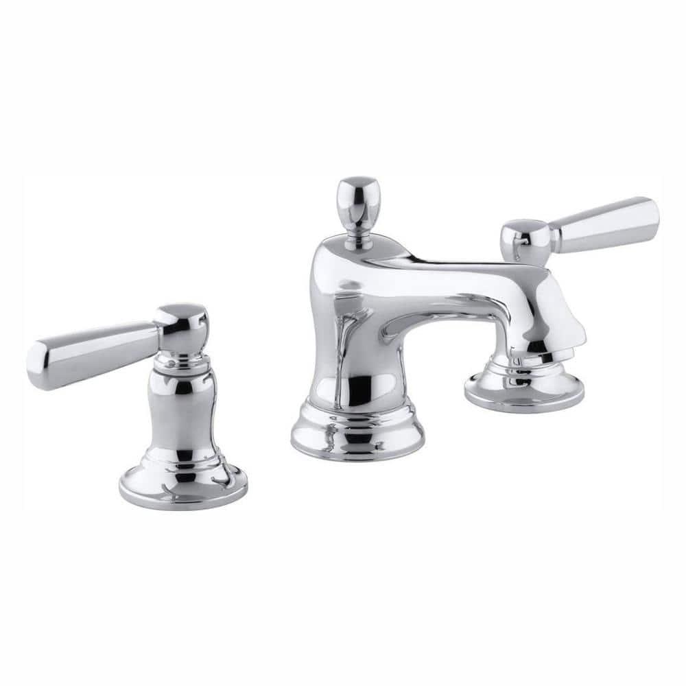 KOHLER Bancroft 8 in Widespread 2Handle LowArc Bathroom Faucet in Chrome