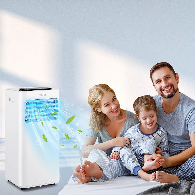 Portable Air Conditioner with Fan Dehumidifier Sleep Mode