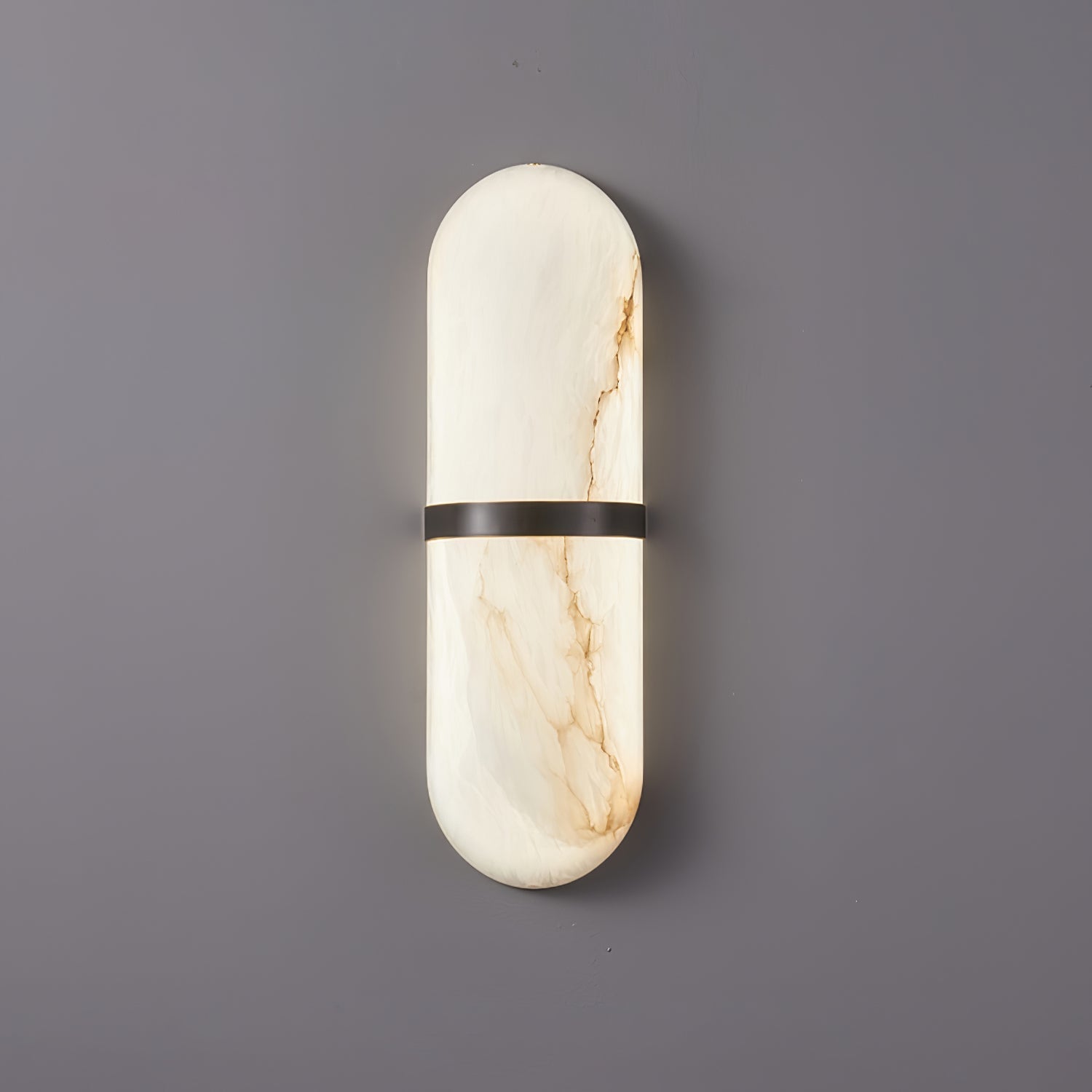 Alabaster Pill Wall Light