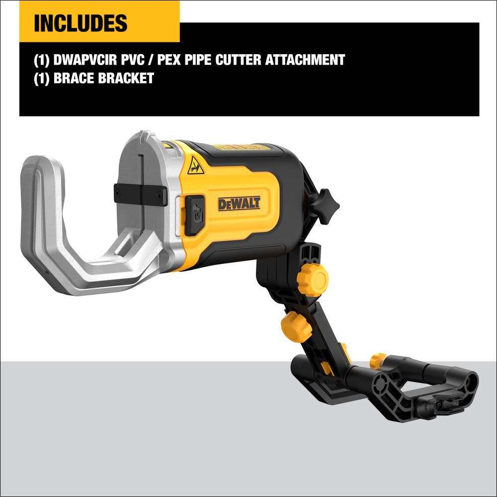 DEWALT DW PVC/PEX Cutter Attachment DWAPVCIR from DEWALT