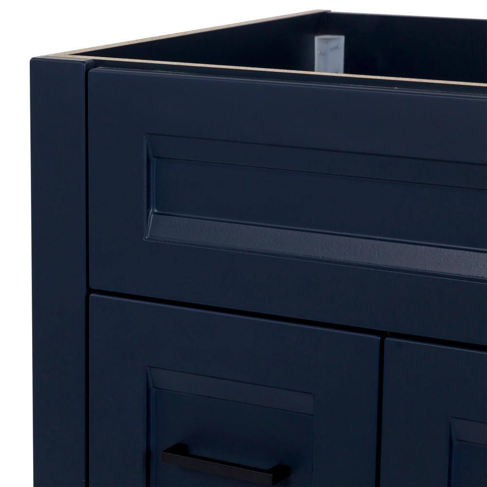 Home Decorators Collection Ridge 48 in. W x 21.6 in. D x 34 in. H Bath Vanity Cabinet without Top in Deep Blue RG48-DB