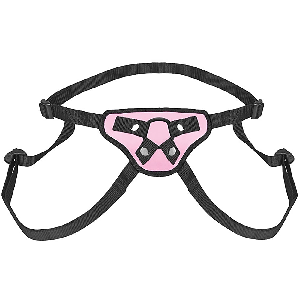 Lux Fetish Pretty in Pink Strap-On Harness