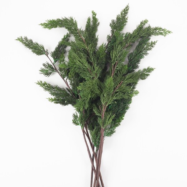 Floral Cedar Branch (Set of 6)