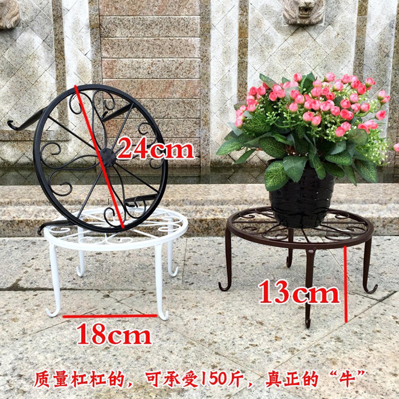 Simplicity Pot Stand Single Layer -standing Low indoor and outdoor Garden Container Rack Rustproof Strengthen Thicken