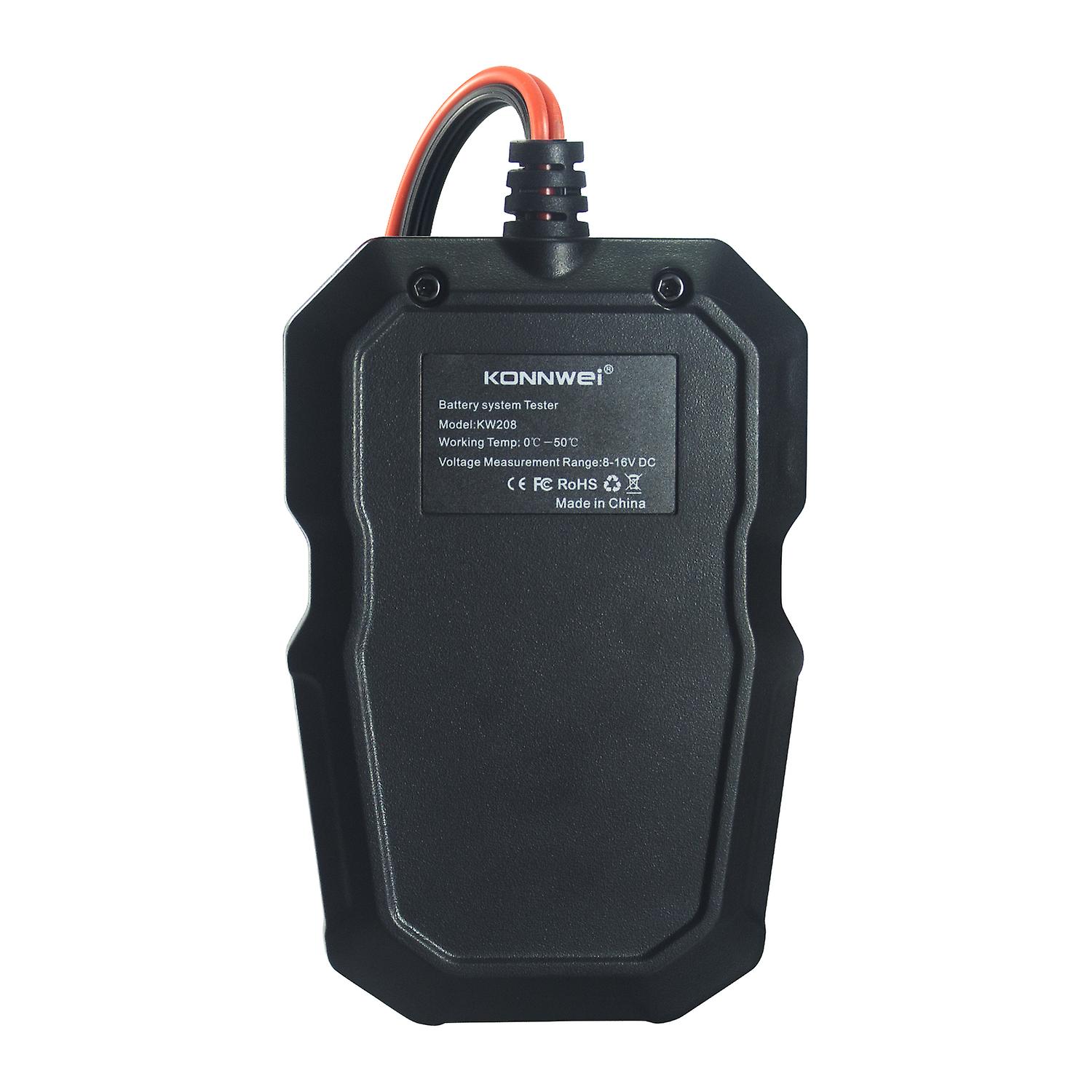 Kw208 Car Battery Tester Charger Analyzer 12v 100-2000cca Charging System Test