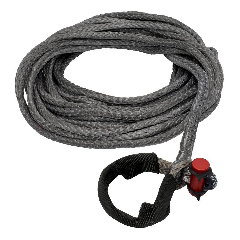 LockJaw 716 in. x 50 ft. Synthetic Winch Line Extension with Integrated Shackle 21-0438050