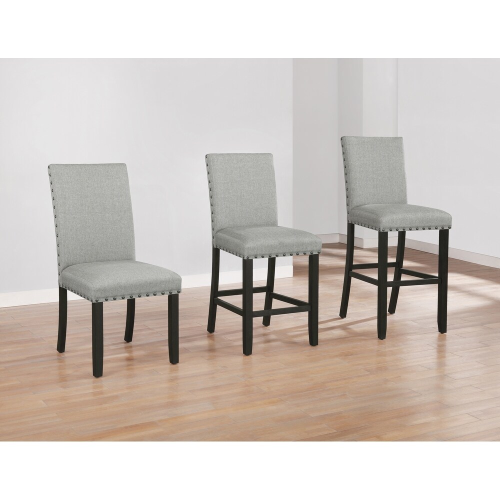 Rivington Upholstered Dining Chairs with Nailhead Trim (Set of 6)