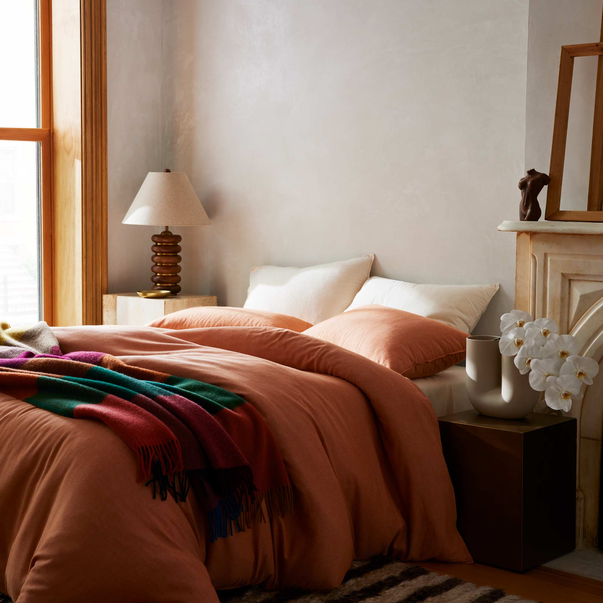 Heathered Cashmere Duvet Cover - Last Call