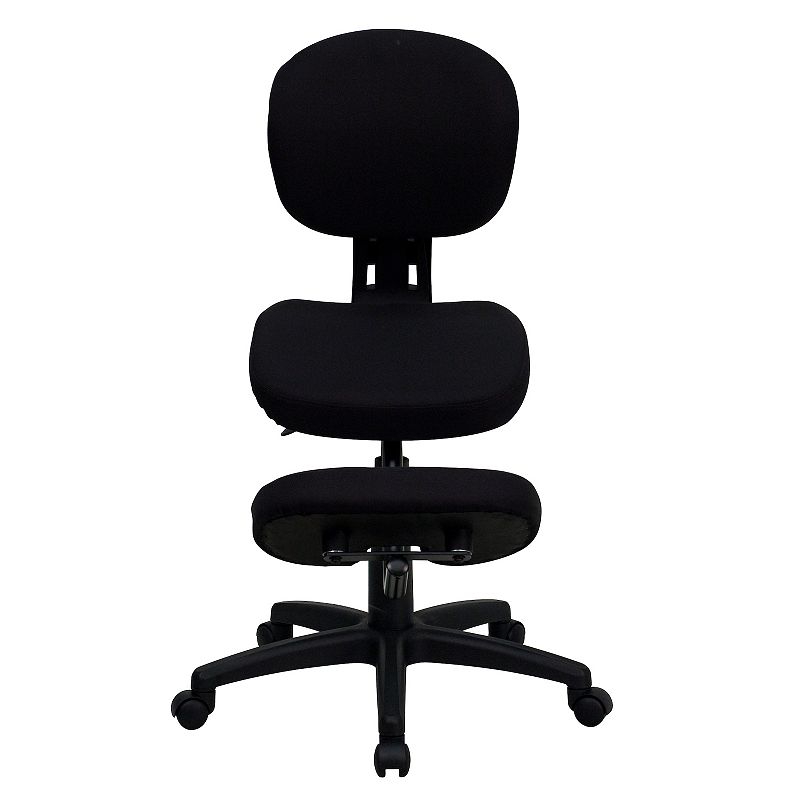 Emma and Oliver Mobile Ergonomic Kneeling Posture Task Office Chair with Back