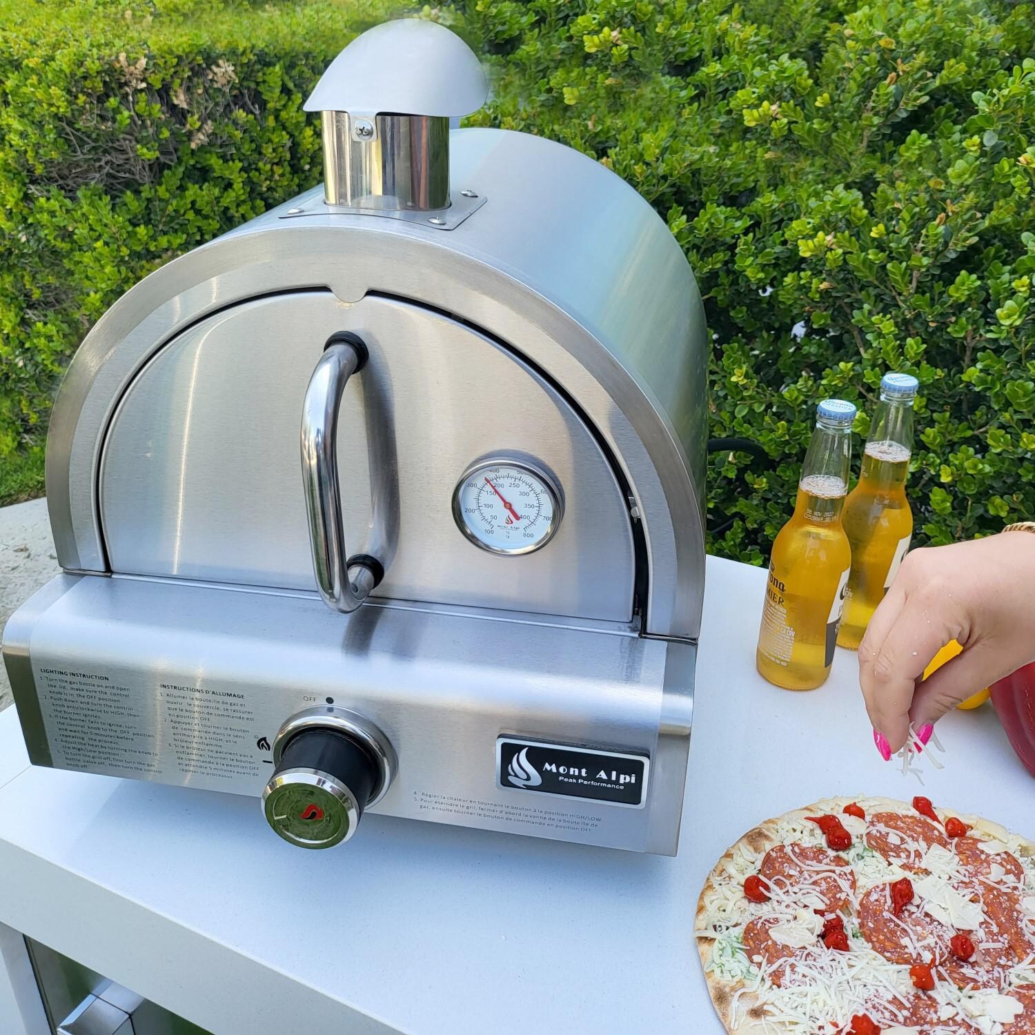 Mont Alpi Portable Propane Gas Outdoor Pizza Oven