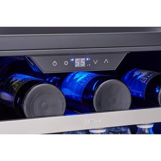 Zephyr Presrv 24 in. 53-Bottle Wine Cooler with Single Temperature Zone PRW24C01BG