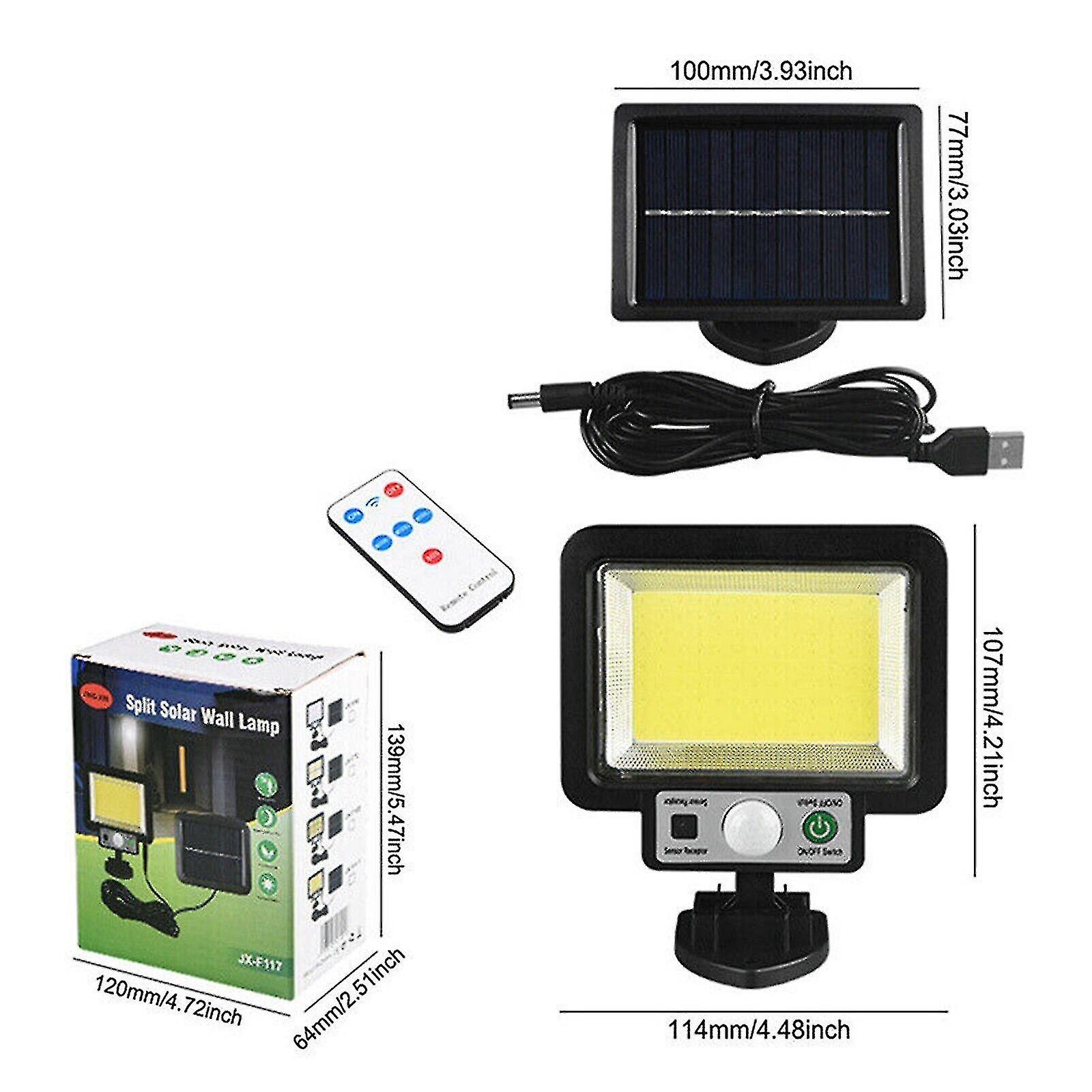 Street Lamp 280000lm Led Solar Street Light With Remote Control Sensor Lamp