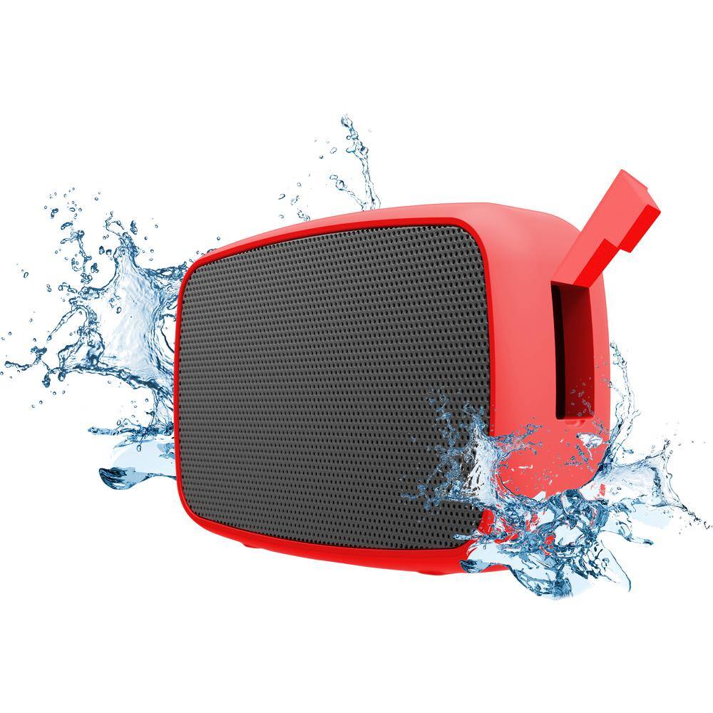 Ematic Water Resistant Wireless Speaker ESQ206RD