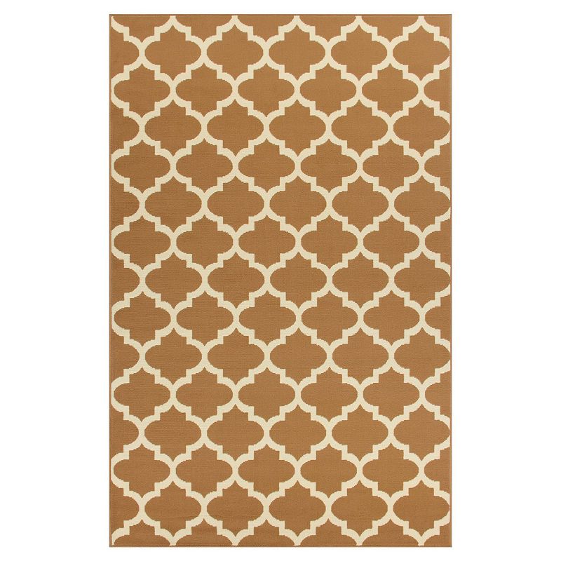 SUPERIOR Modern Quatrefoil Indoor Area Rug