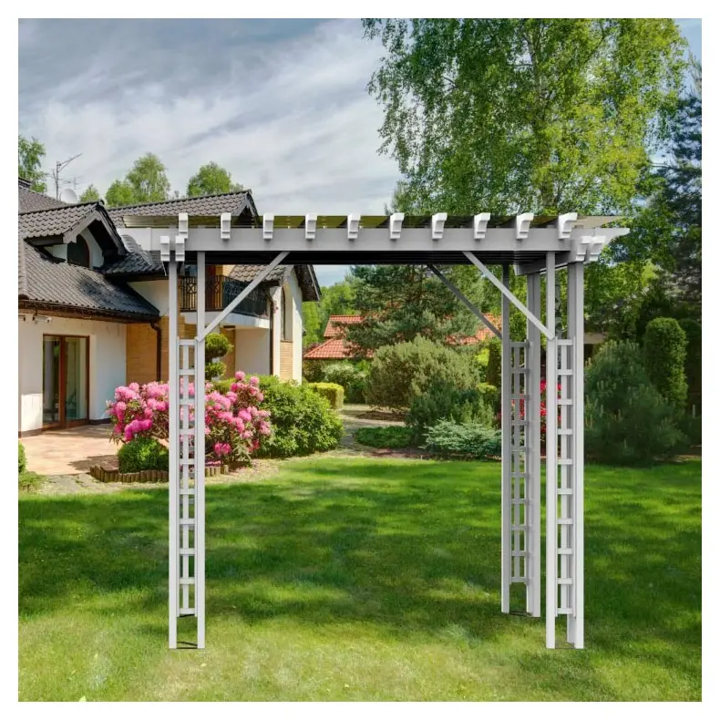 Factory Outlet Chinese Supply Simple PVC Frame  Garden Arbors   Trellises