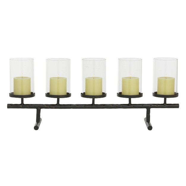 Metal Candelabra Black The Novogratz