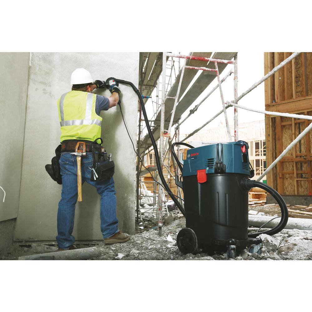 Bosch 14 Gallon Corded WetDry Dust Extractor Vacuum with Automatic Filter Clean and HEPA Filter VAC140AH