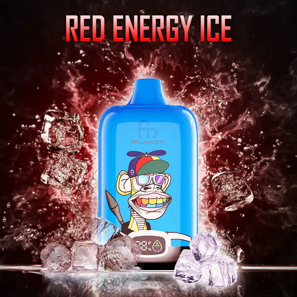 Fumot Tornado Digital Box 12000 Puffs - Red Energy Ice