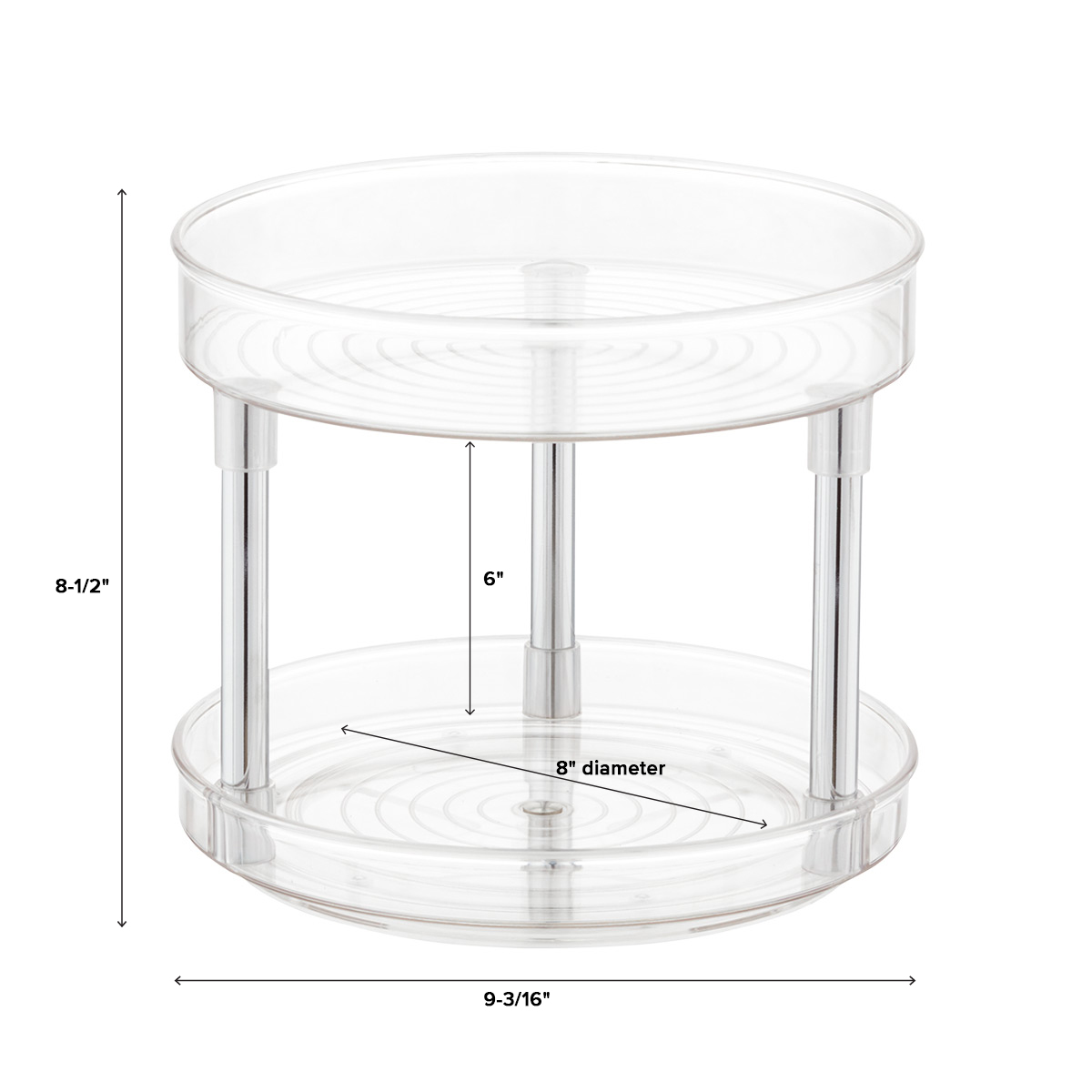 iDesign Linus 2Tier Lazy Susan