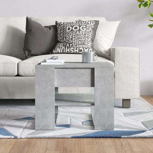 Coffee Table Concrete Gray 21.9